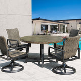Newport Dining Silver Oak