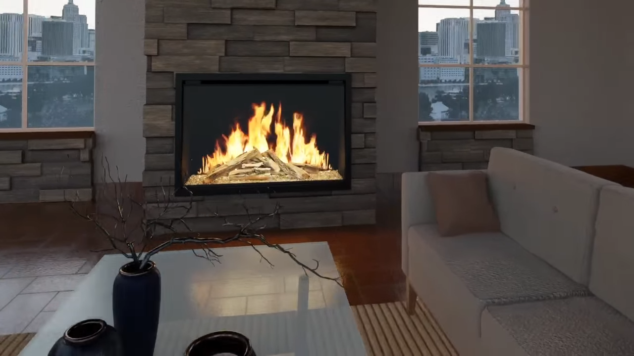 Modern Flame Electric Fireplace – Casual Image