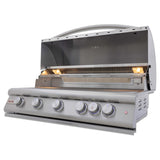 Blaze 40-Inch 5-Burner Premium LTE+ Gas Grill with Rear Burner